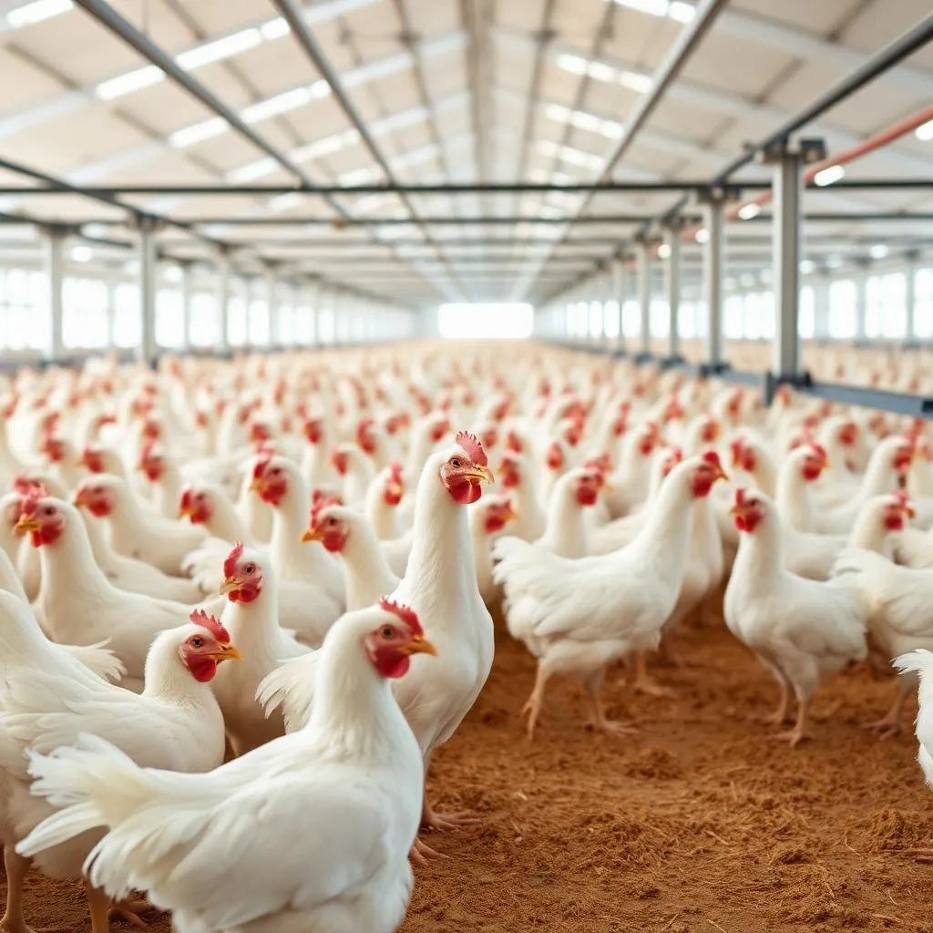 Galpones automatizados de avicultura de alta precisión