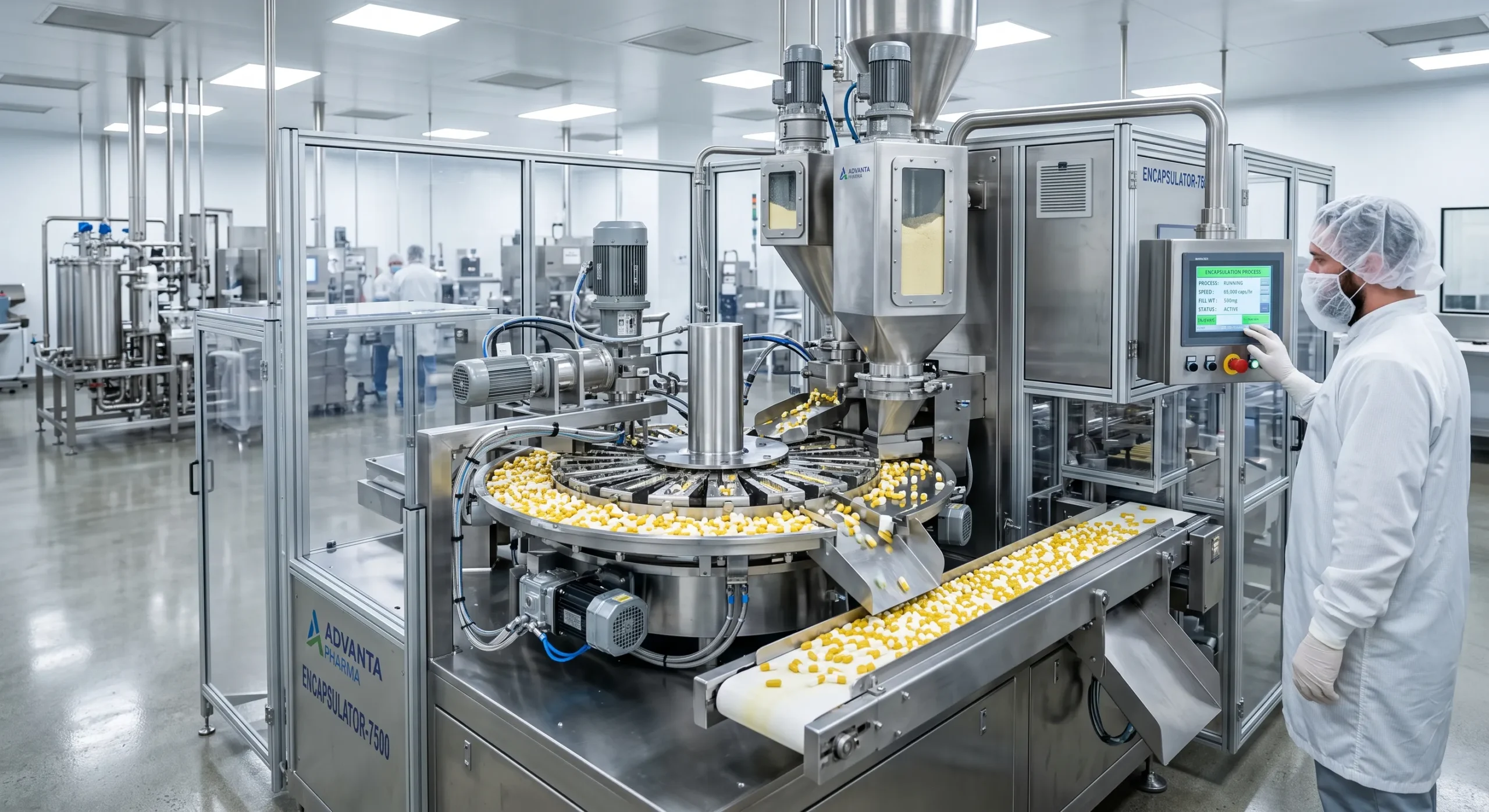 Instalaciones modernas de maquila de suplementos en Costa Rica, operadas por la farmacéutica Pc-Pharma.
